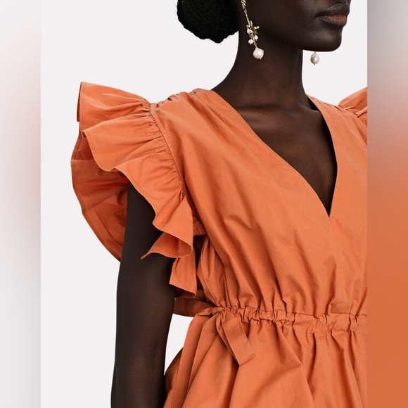 ULLA JOHNSON Iyla Ruffle Poplin Peplum Top &
Zada Pants (SD2) - Picture 8 of 12